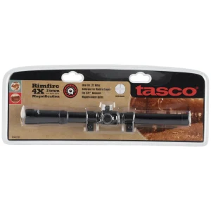 Tasco Tasco Rimfire Scope 4x15mm, Gloss Black, Crosshair Reticle