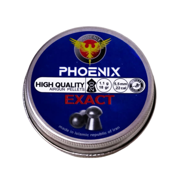 Phoenix Exact .22 / 5.5 Dome Pellets 18gr