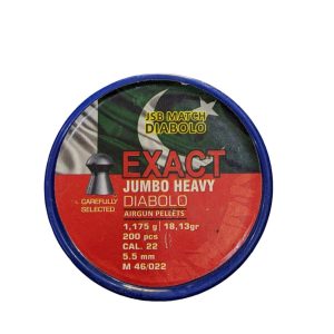 JSB Exact Jumbo Heavy .22 / 5.5 18.13gr Pak Made Pellets 200pcs
