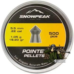 Snowpeak .22 / 5.5 Pointed Pellets 500pcs
